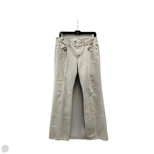 Jeans Straight By Gap In Tan Denim, Size: 10