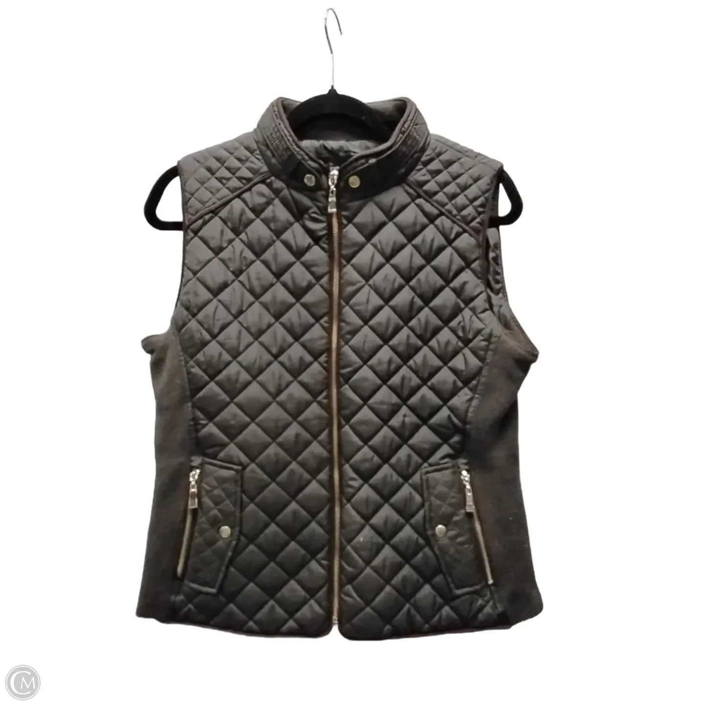 Vest Puffer & Quilted By Active Usa In Green, Size: L