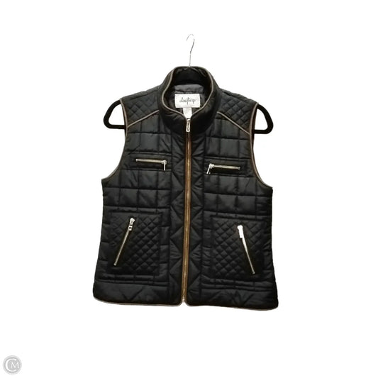 Vest Puffer & Quilted By Daytrip In Black, Size: M