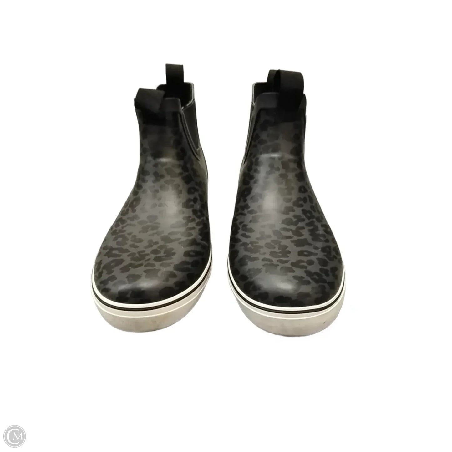 Boots Ankle Flats By Clothes Mentor In Animal Print, Size: 10