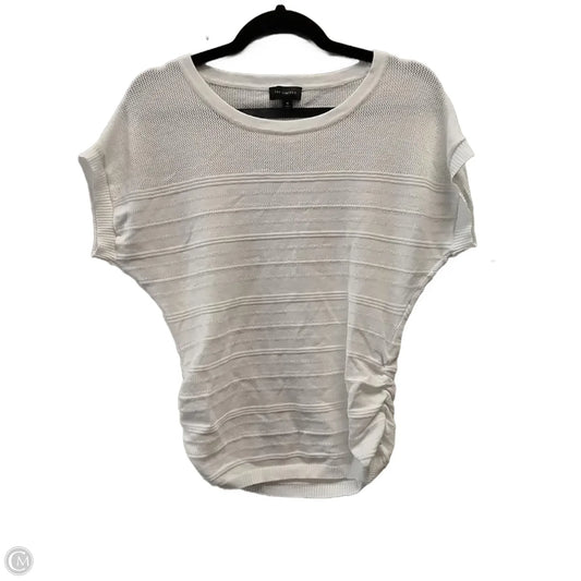 Top Short Sleeve By Limited In White, Size: M