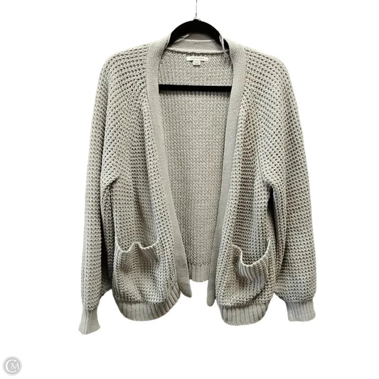 Sweater Cardigan By American Eagle In Grey, Size: S
