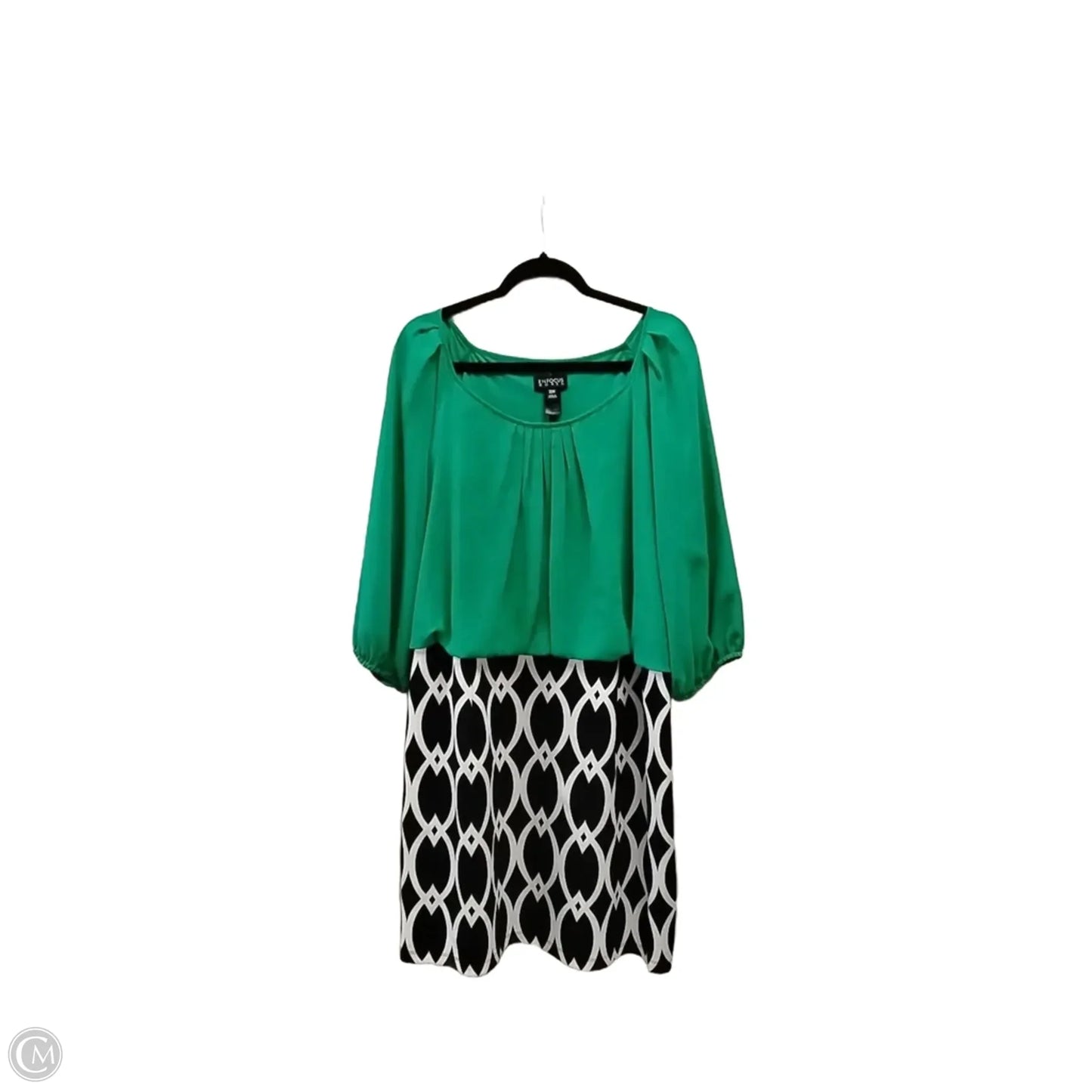 Dress Casual Midi By Enfocus In Green, Size: 20