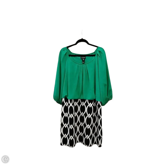 Dress Casual Midi By Enfocus In Green, Size: 20