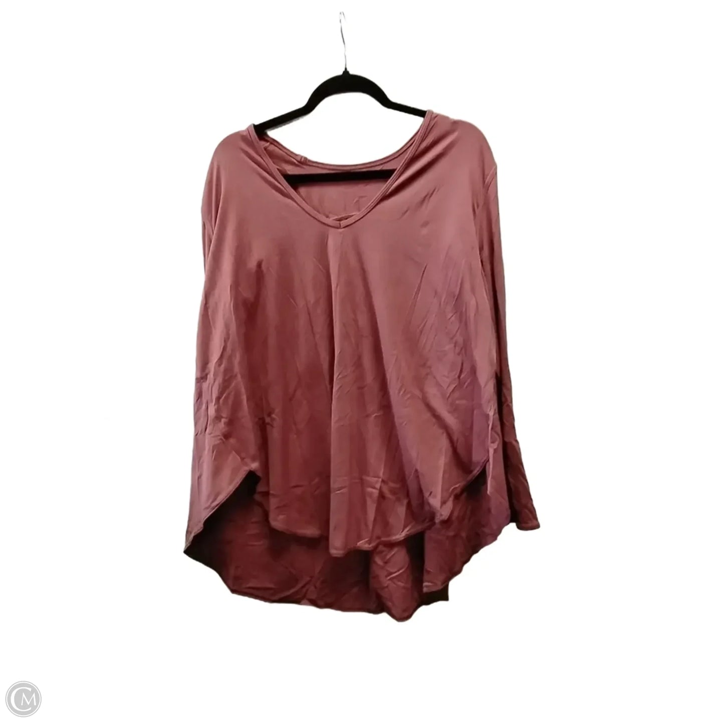 Athletic Top Long Sleeve Crewneck By Lululemon In Purple, Size: 10