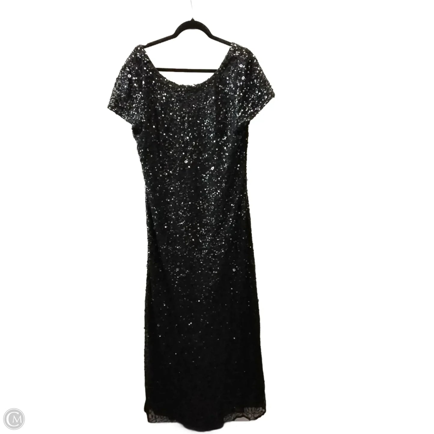 Dress Party Long By Adrianna Papell In Black, Size: 10