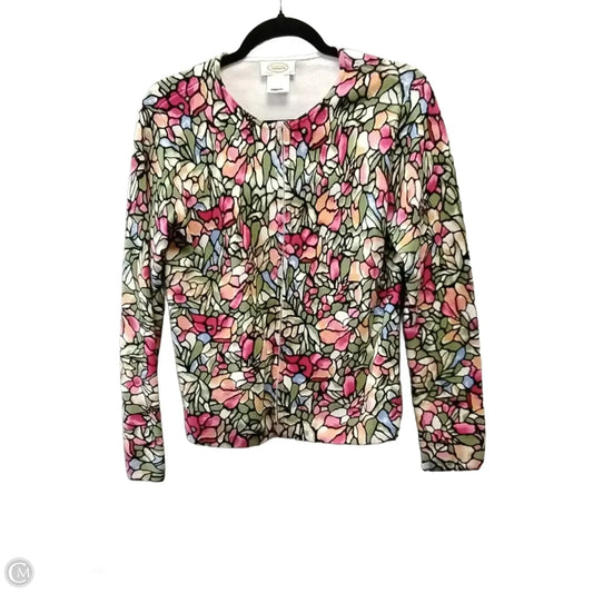 Jacket Shirt By Talbots In Multi-colored, Size: M