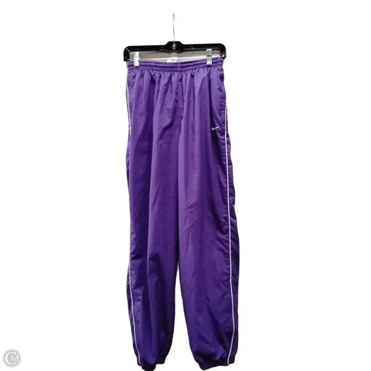 Athletic Pants By Nike In Purple, Size: M