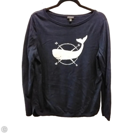 Sweater By Talbots In Navy, Size: M