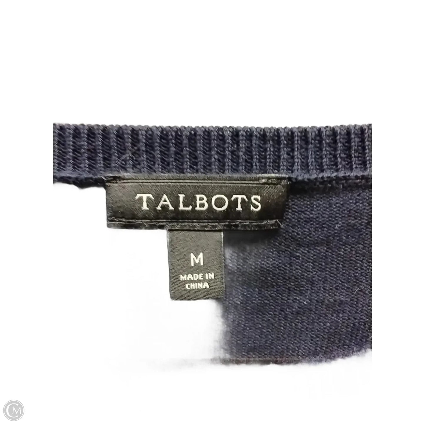 Sweater By Talbots In Navy, Size: M