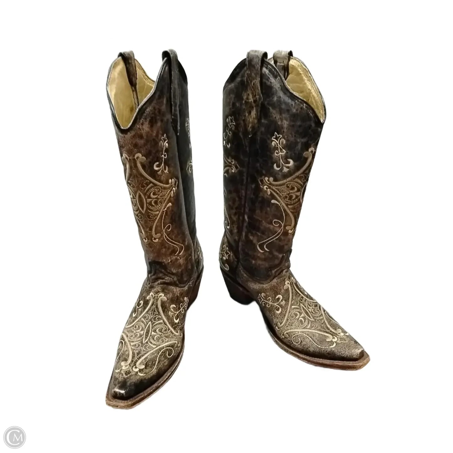 Boots Western By Clothes Mentor In Brown, Size: 8