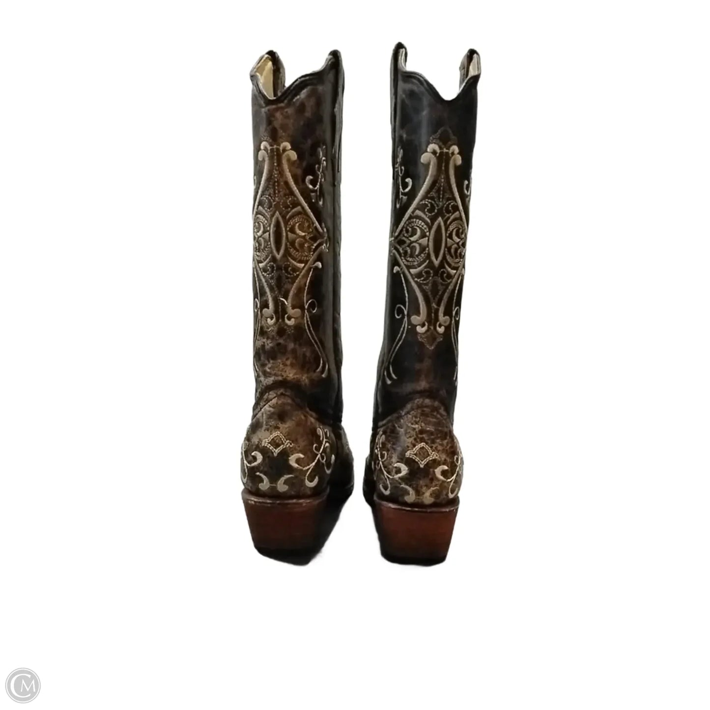 Boots Western By Clothes Mentor In Brown, Size: 8