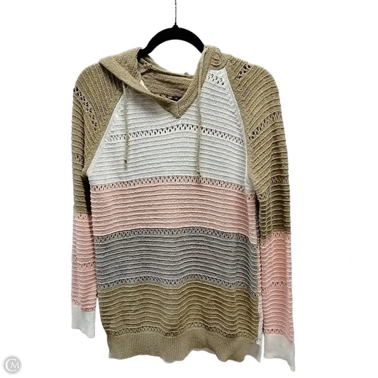 Sweatshirt Hoodie By Clothes Mentor In Multi-colored, Size: M