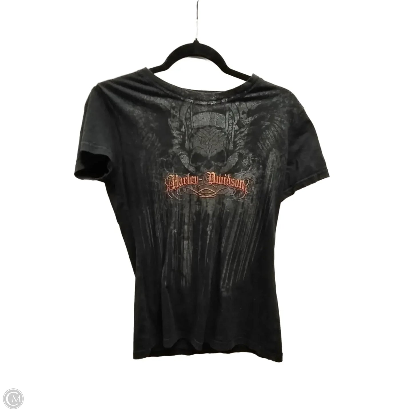Top Short Sleeve Basic By Harley Davidson In Black, Size: M