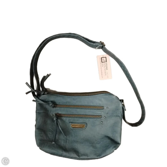 Crossbody Leather By Stone Mountain, Size: Medium