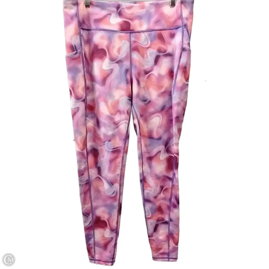 Athletic Leggings By Tek Gear In Multi-colored, Size: 1x