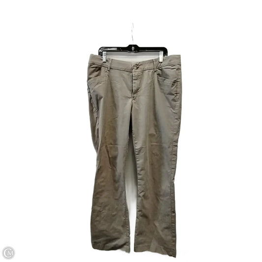 Pants Chinos & Khakis By Lee In Brown, Size: 16