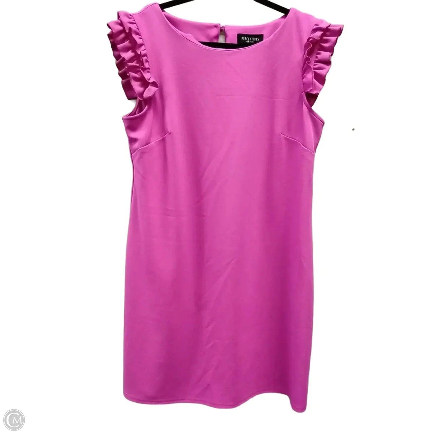 Dress Casual Midi By Perceptions In Pink, Size: 16