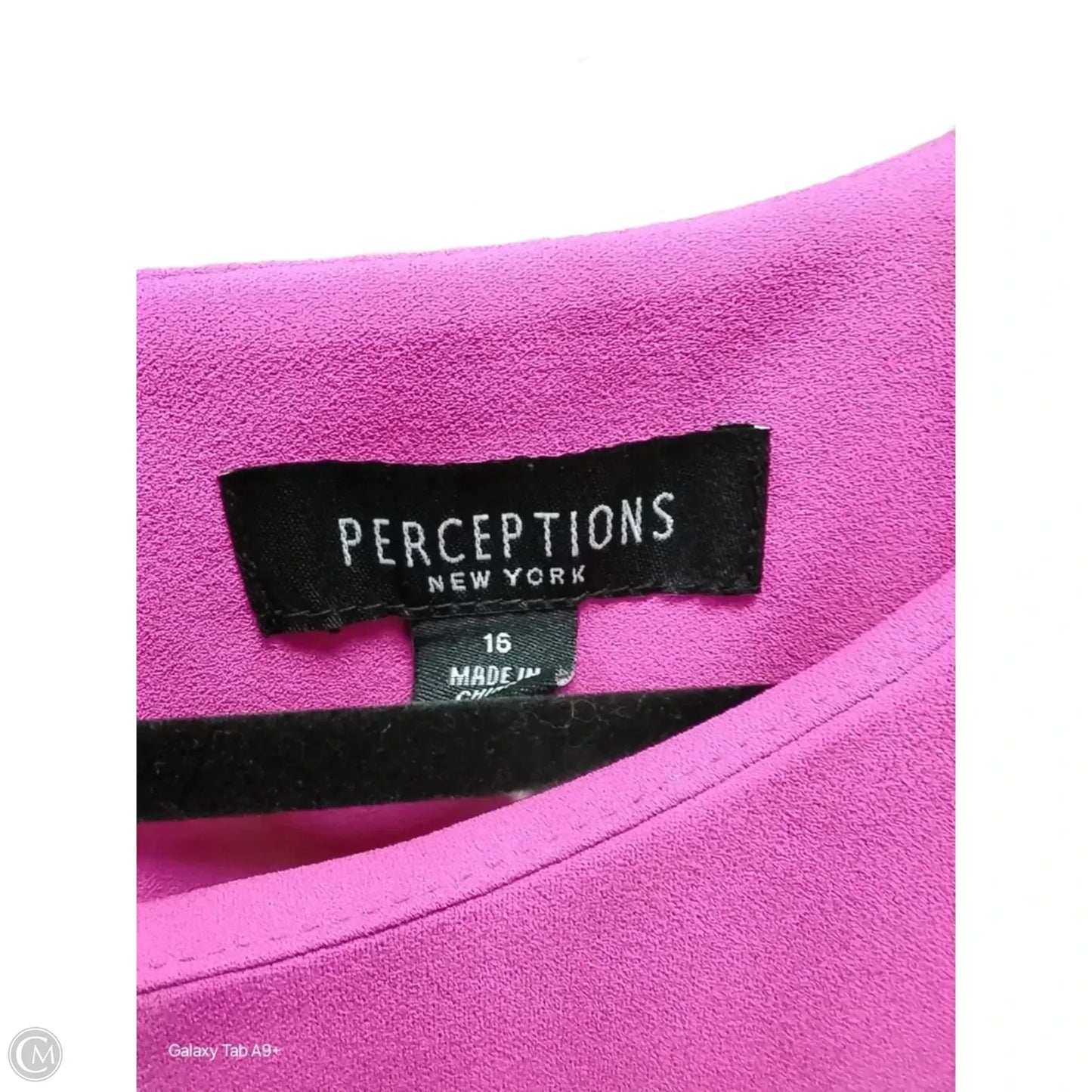 Dress Casual Midi By Perceptions In Pink, Size: 16