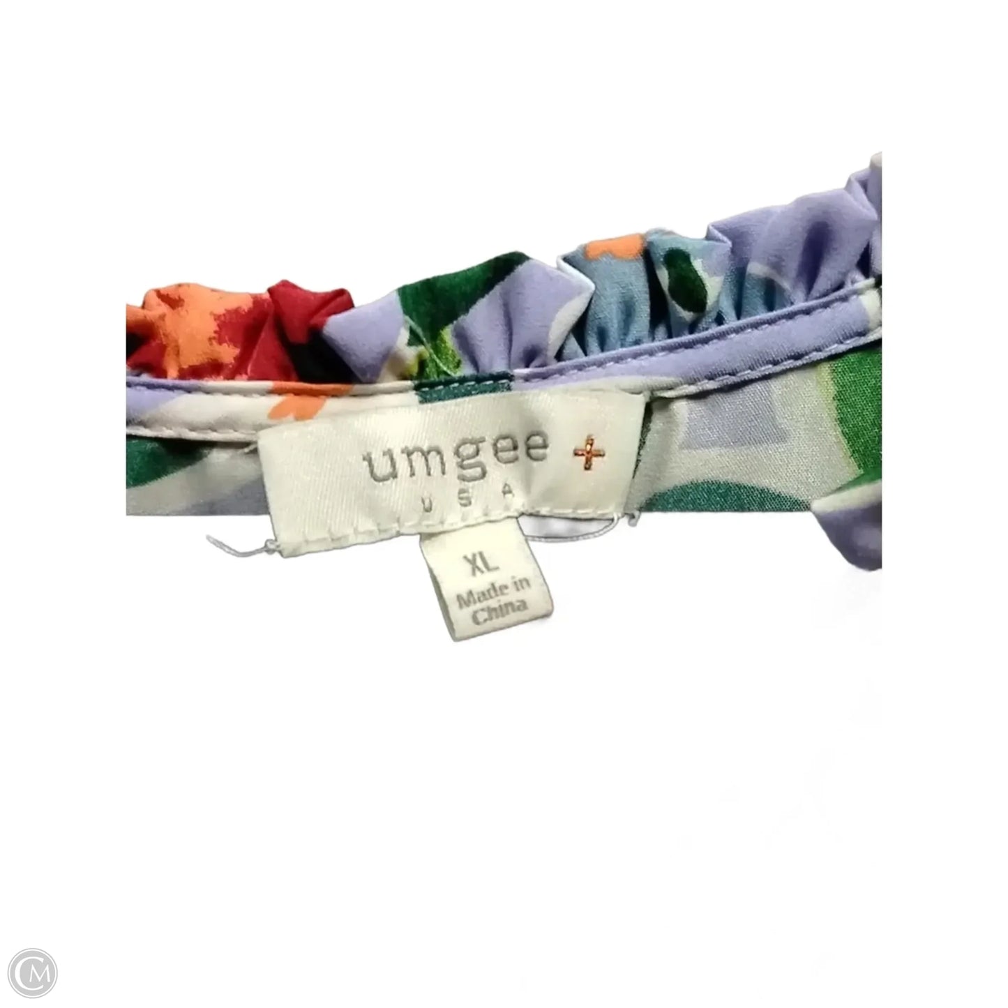 Blouse Long Sleeve By Umgee In Floral Print, Size: Xl