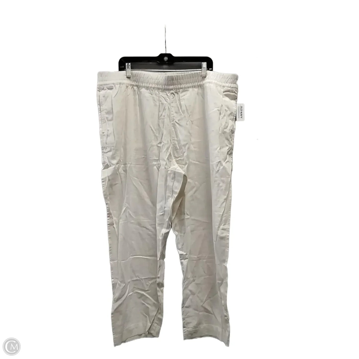 Pants Linen By Old Navy In White, Size: Xxl