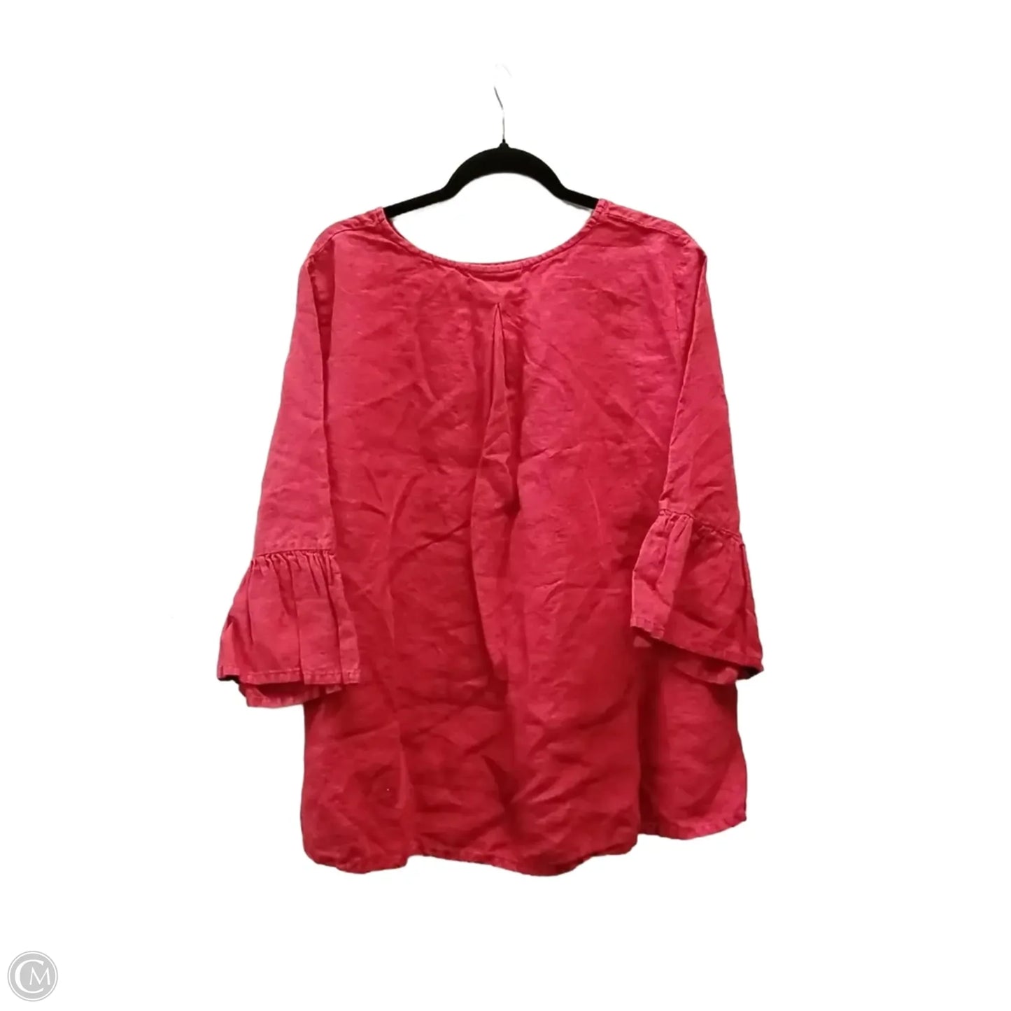 Blouse Long Sleeve By Bryn Walker In Red, Size: Xxl
