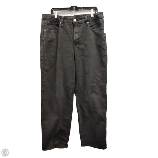 Jeans Straight By Old Navy In Black, Size: 16