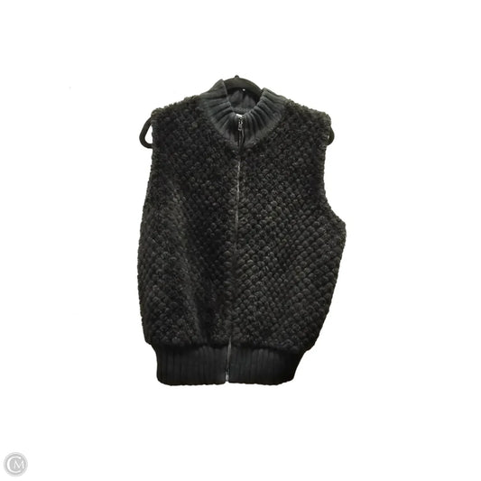 Vest Faux Fur & Sherpa By Tiara In Black, Size: 3x