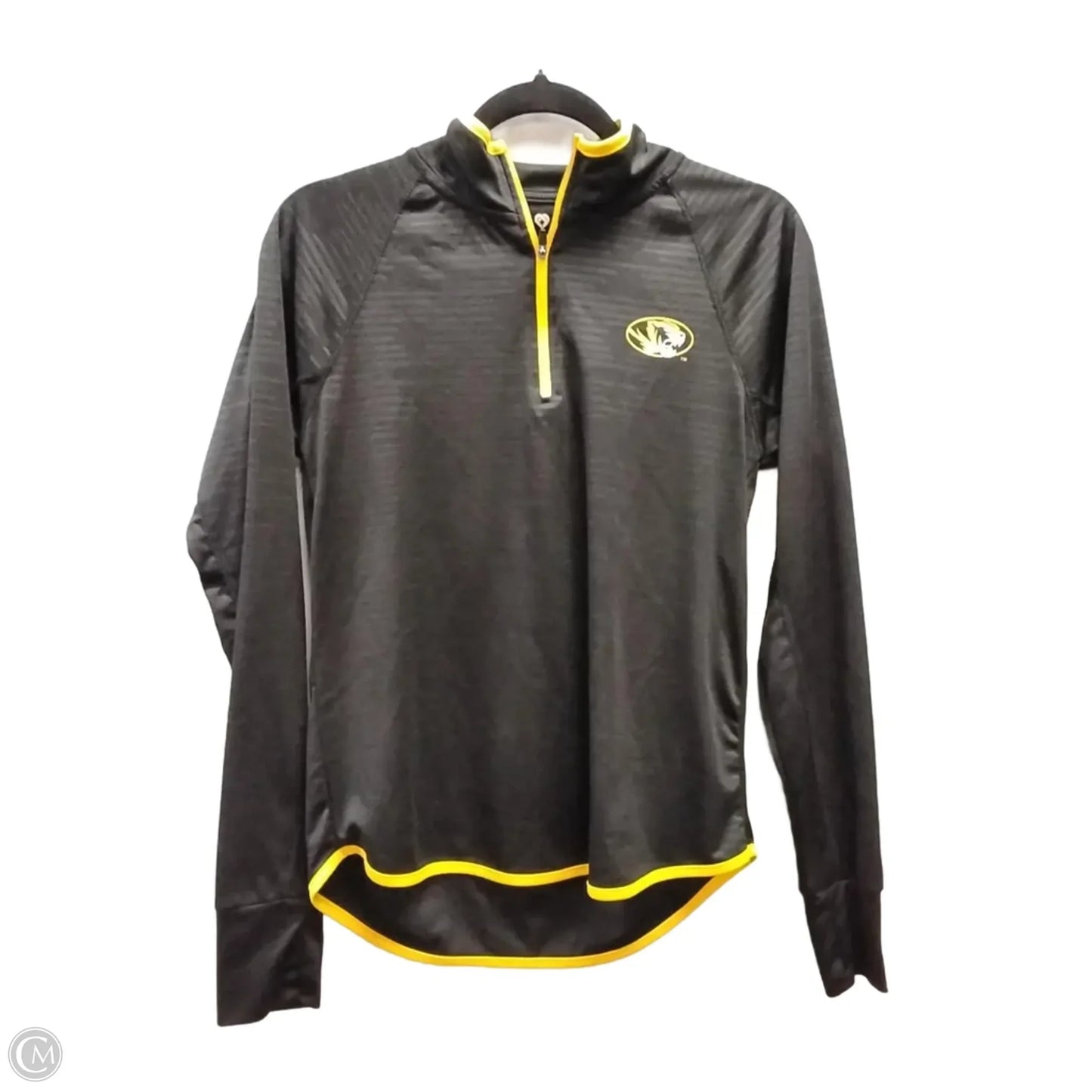 Athletic Jacket By Colosseum In Black & Yellow, Size: M