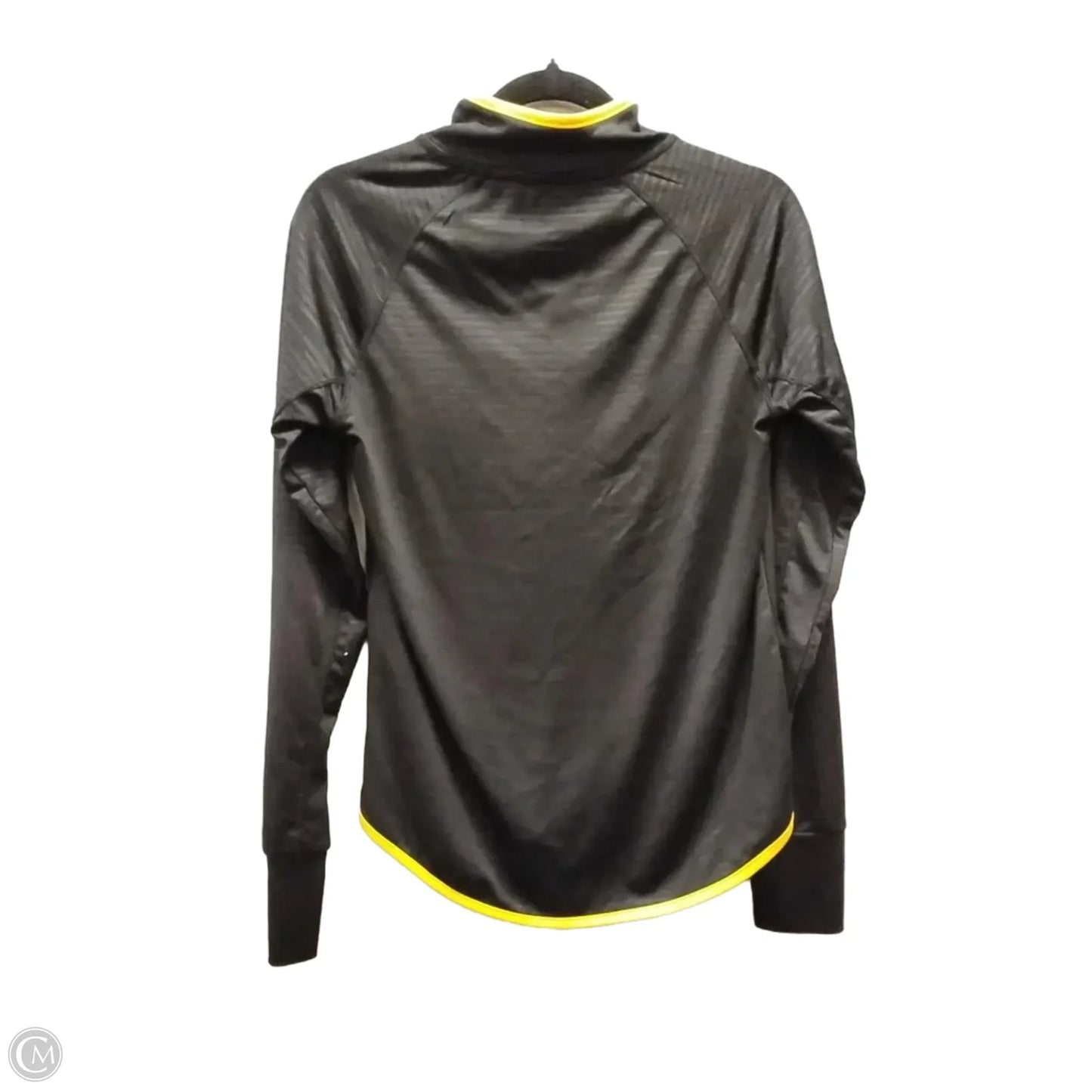 Athletic Jacket By Colosseum In Black & Yellow, Size: M
