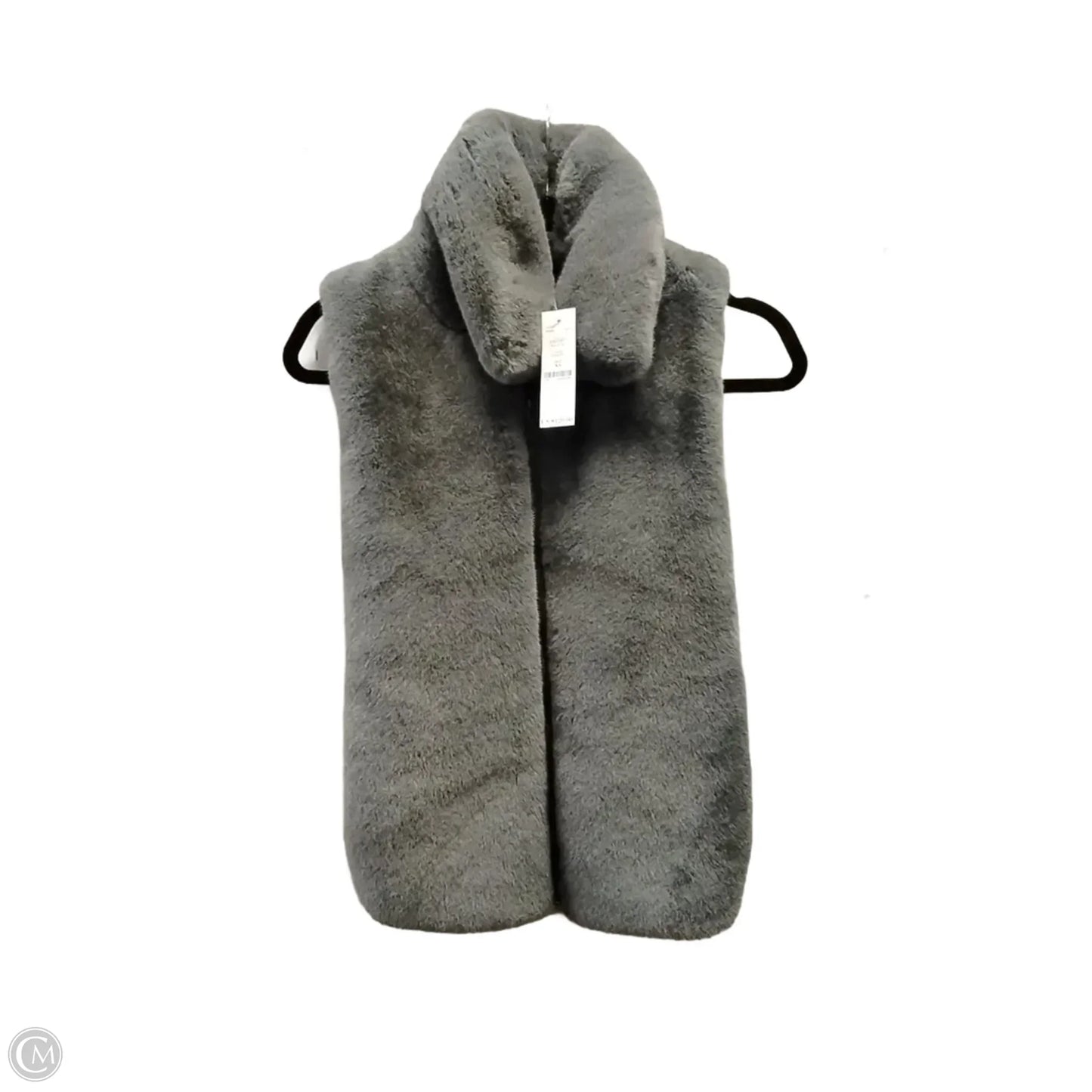 Vest Faux Fur & Sherpa By White House Black Market In Grey, Size: Xs