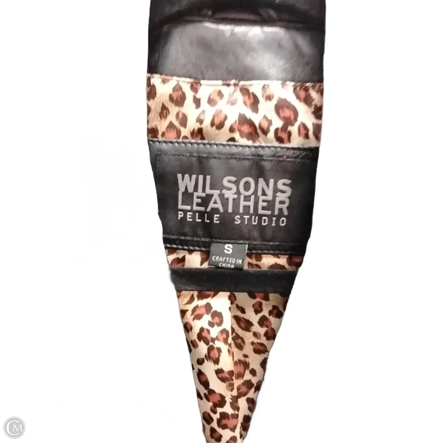 Jacket Leather By Wilsons Leather In Black, Size: S