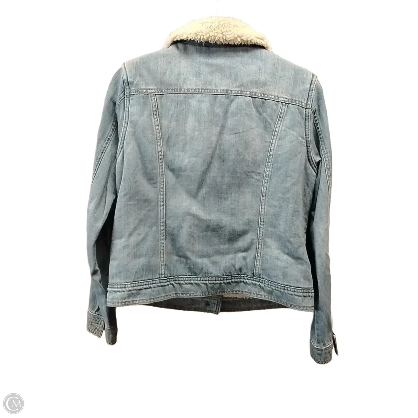 Jacket Denim By Universal Thread In Blue Denim, Size: M