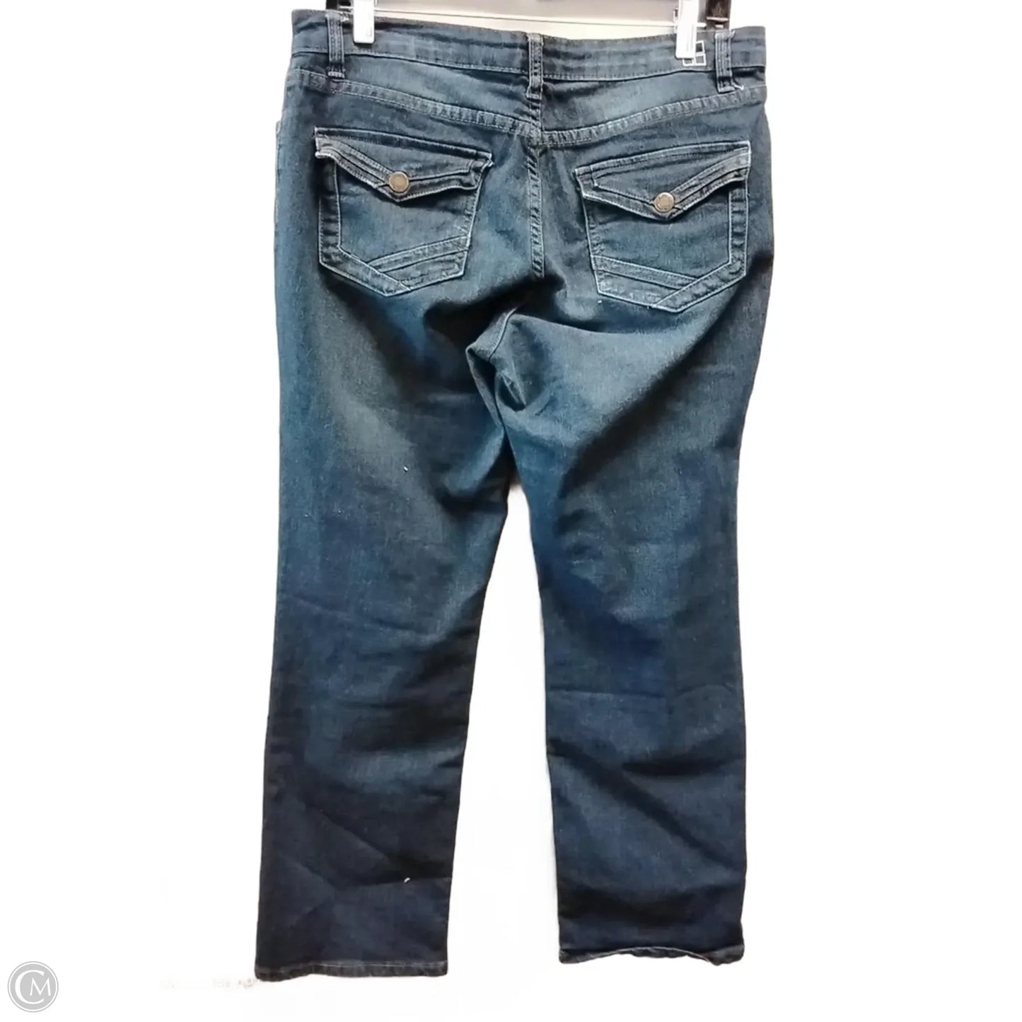 Jeans Straight By Clothes Mentor In Blue Denim, Size: 8p