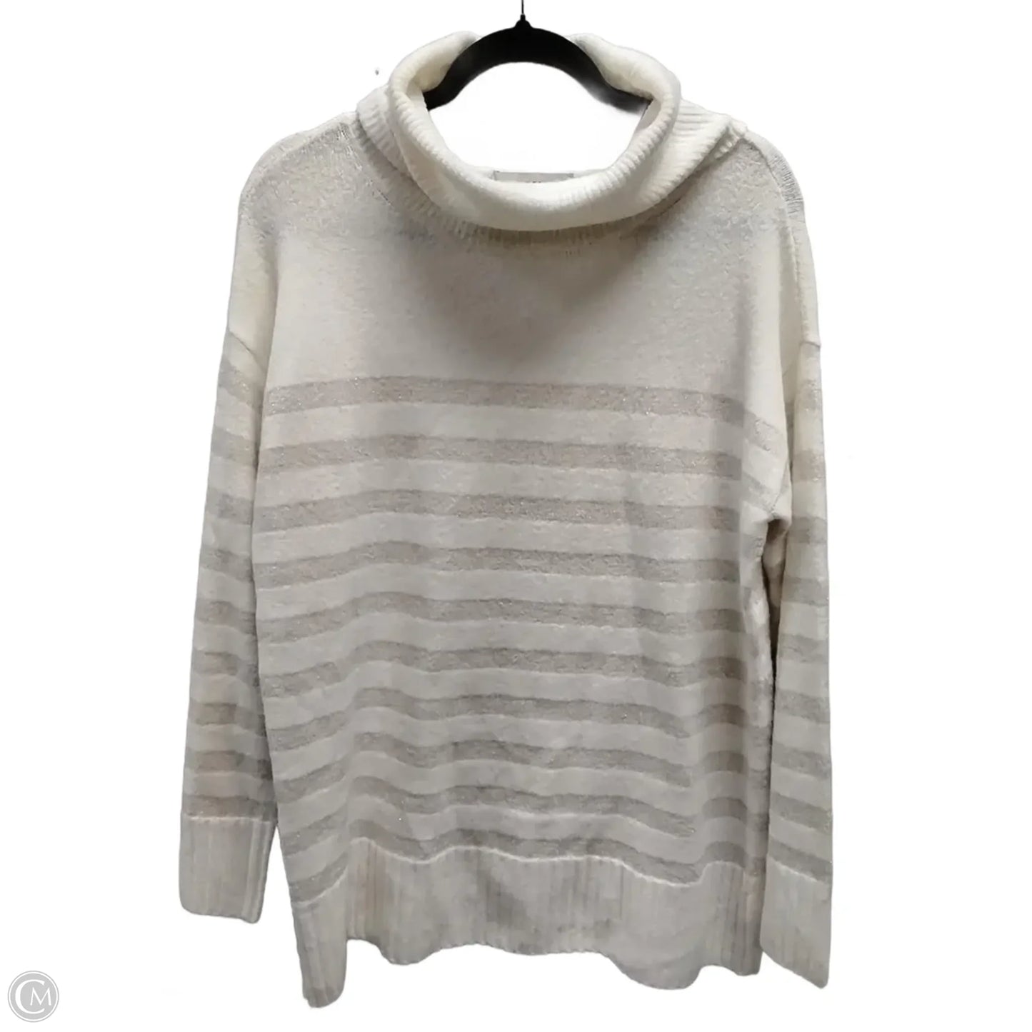 Sweater By Loft In Striped Pattern, Size: M