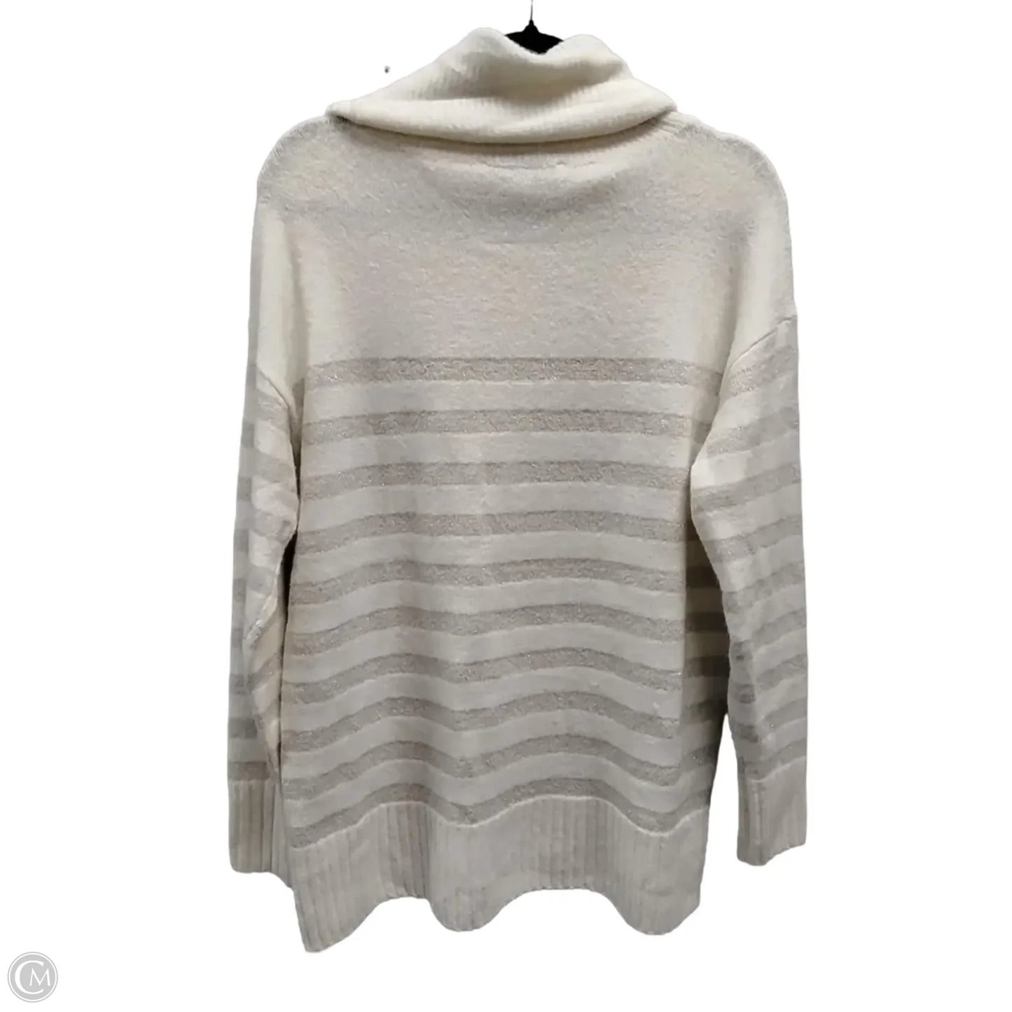 Sweater By Loft In Striped Pattern, Size: M