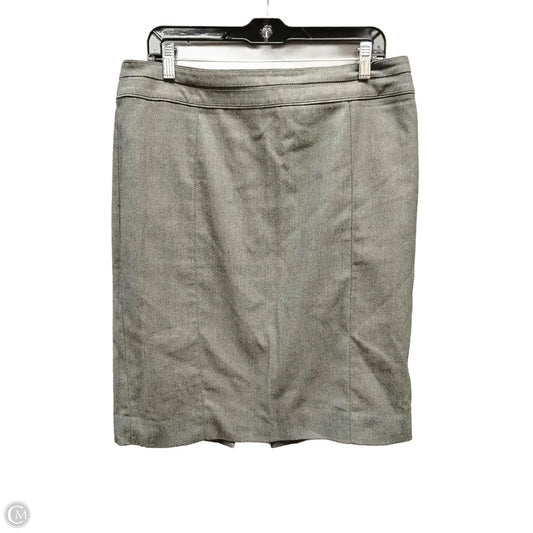 Skirt Midi By White House Black Market In Grey, Size: 12