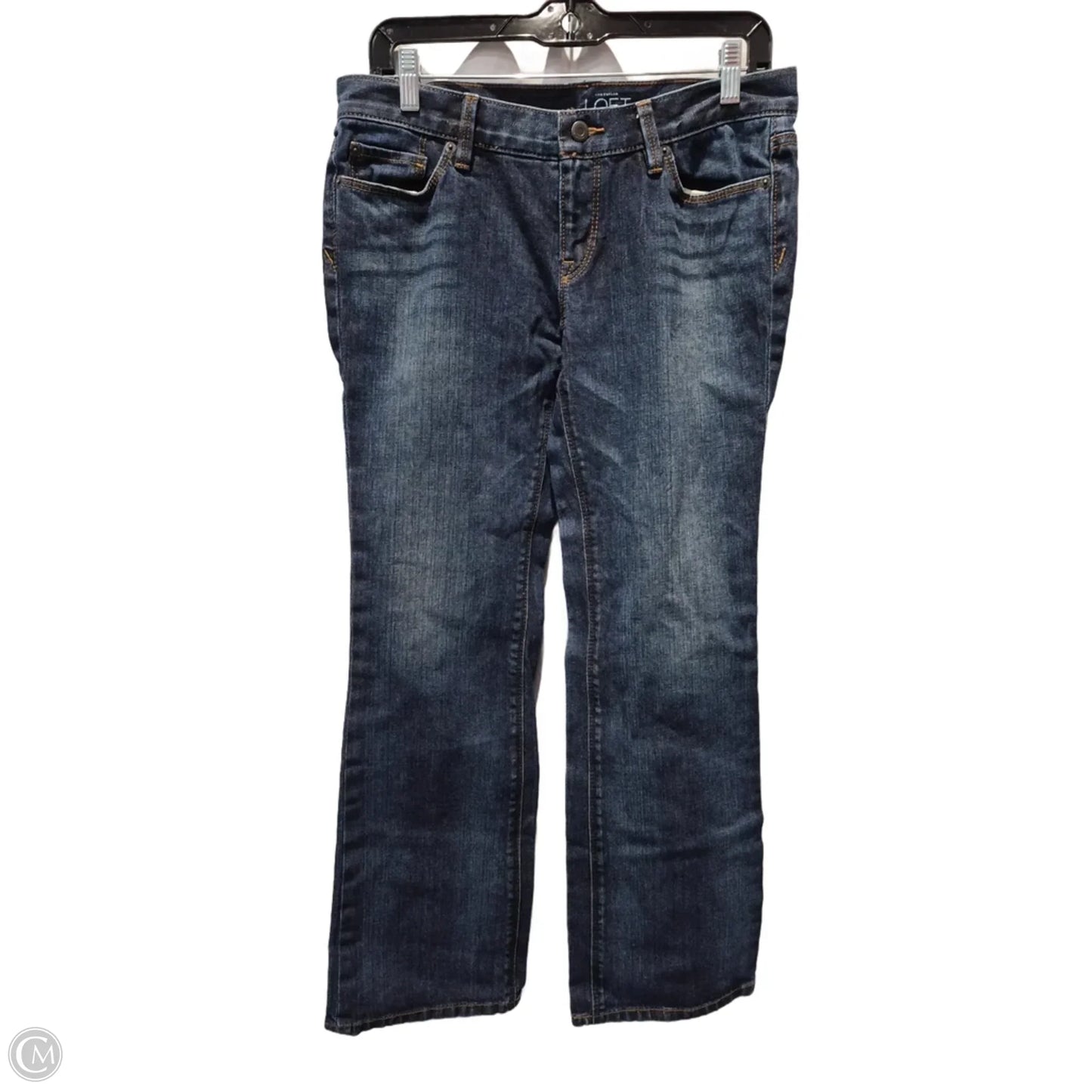 Jeans Boot Cut By Loft In Blue Denim, Size: 10p