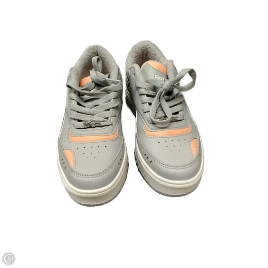 Shoes Sneakers By Reebok In Grey & Pink, Size: 7