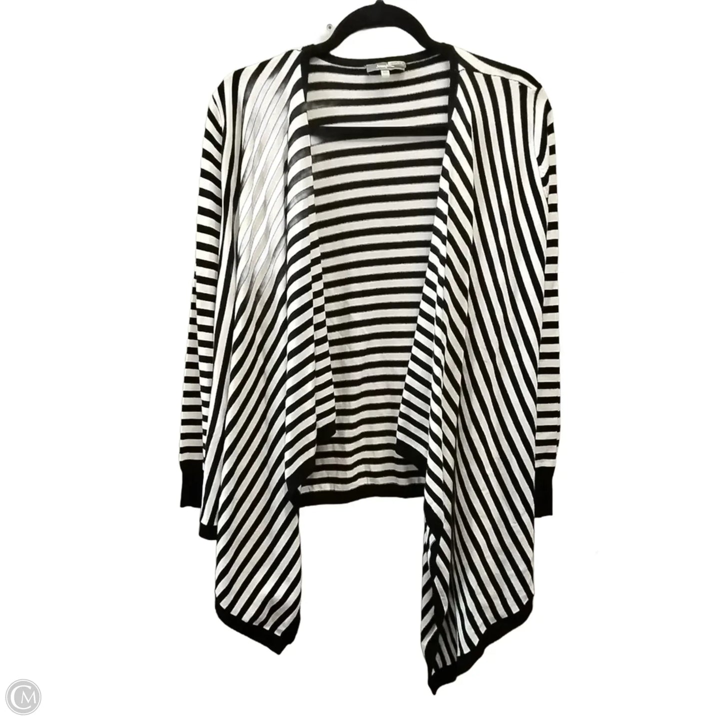 Cardigan Designer By Neiman Marcus In Striped Pattern, Size: Xs