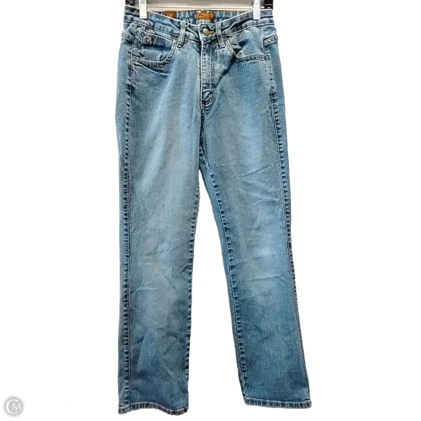 Jeans Boot Cut By Aura In Blue Denim, Size: 8