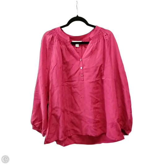 Blouse Designer By Lilly Pulitzer In Red, Size: L
