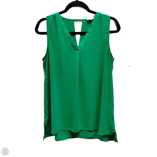 Blouse Sleeveless By Pleione In Green, Size: M