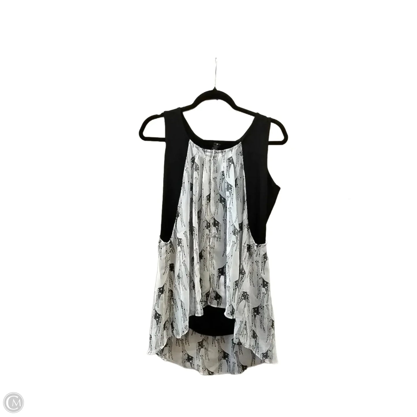 Blouse Sleeveless By Alfani In Animal Print, Size: M
