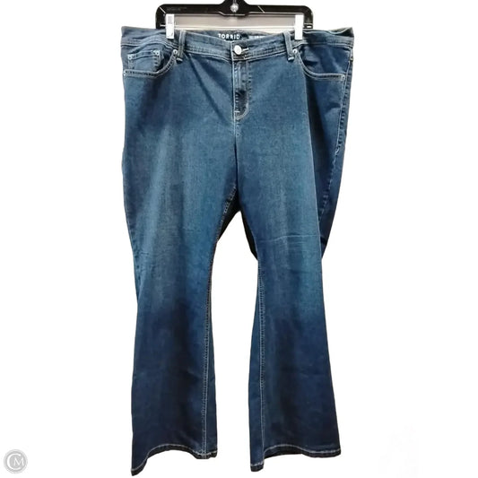 Jeans Boot Cut By Torrid In Blue Denim, Size: 20