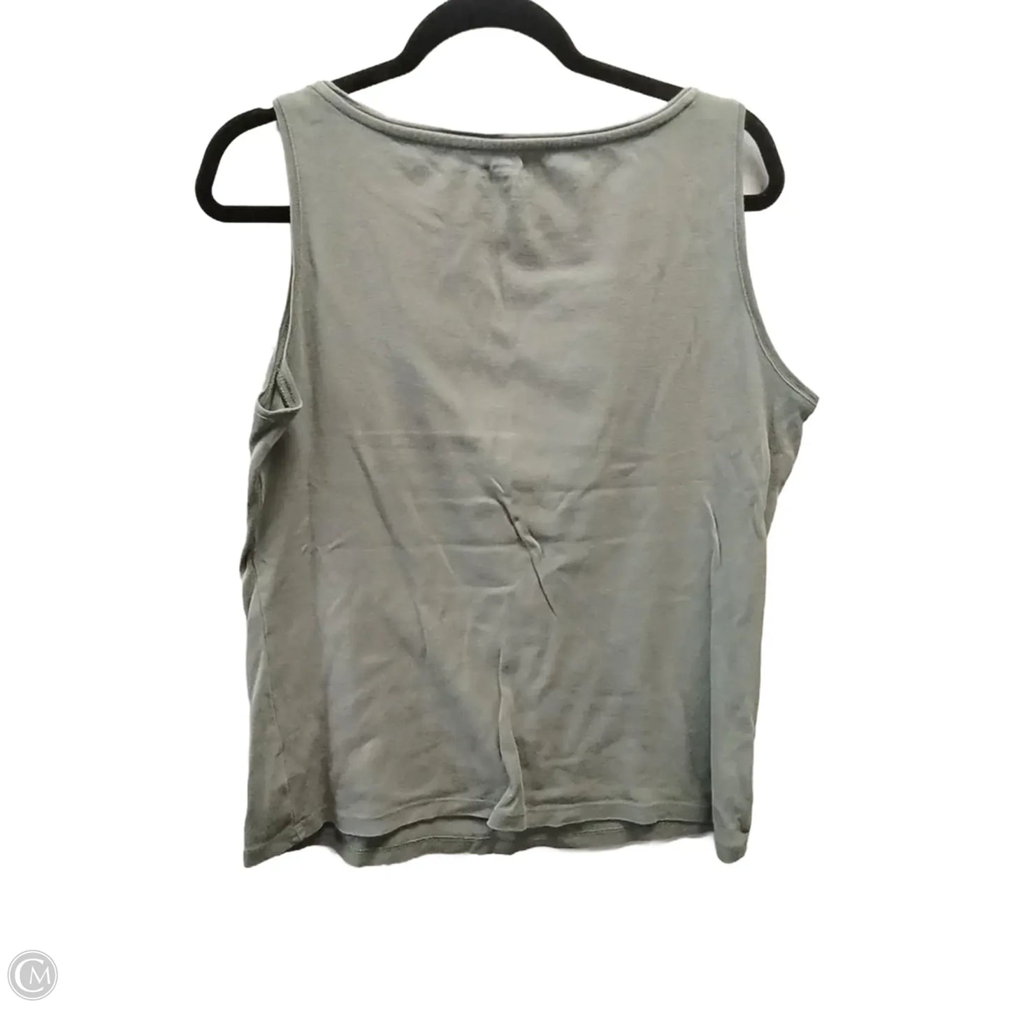 Top Sleeveless By Talbots In Green, Size: M