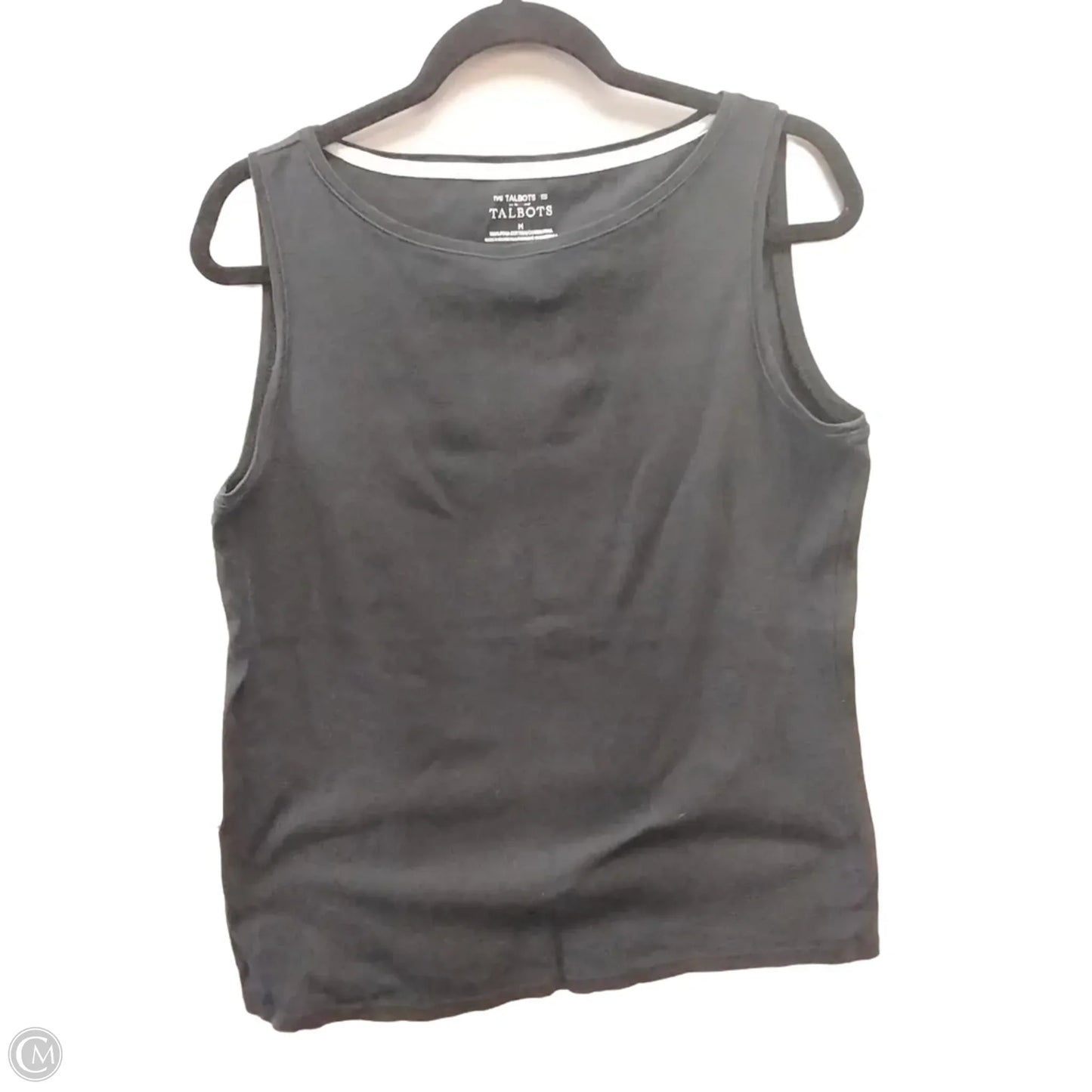 Top Sleeveless By Talbots In Black, Size: M