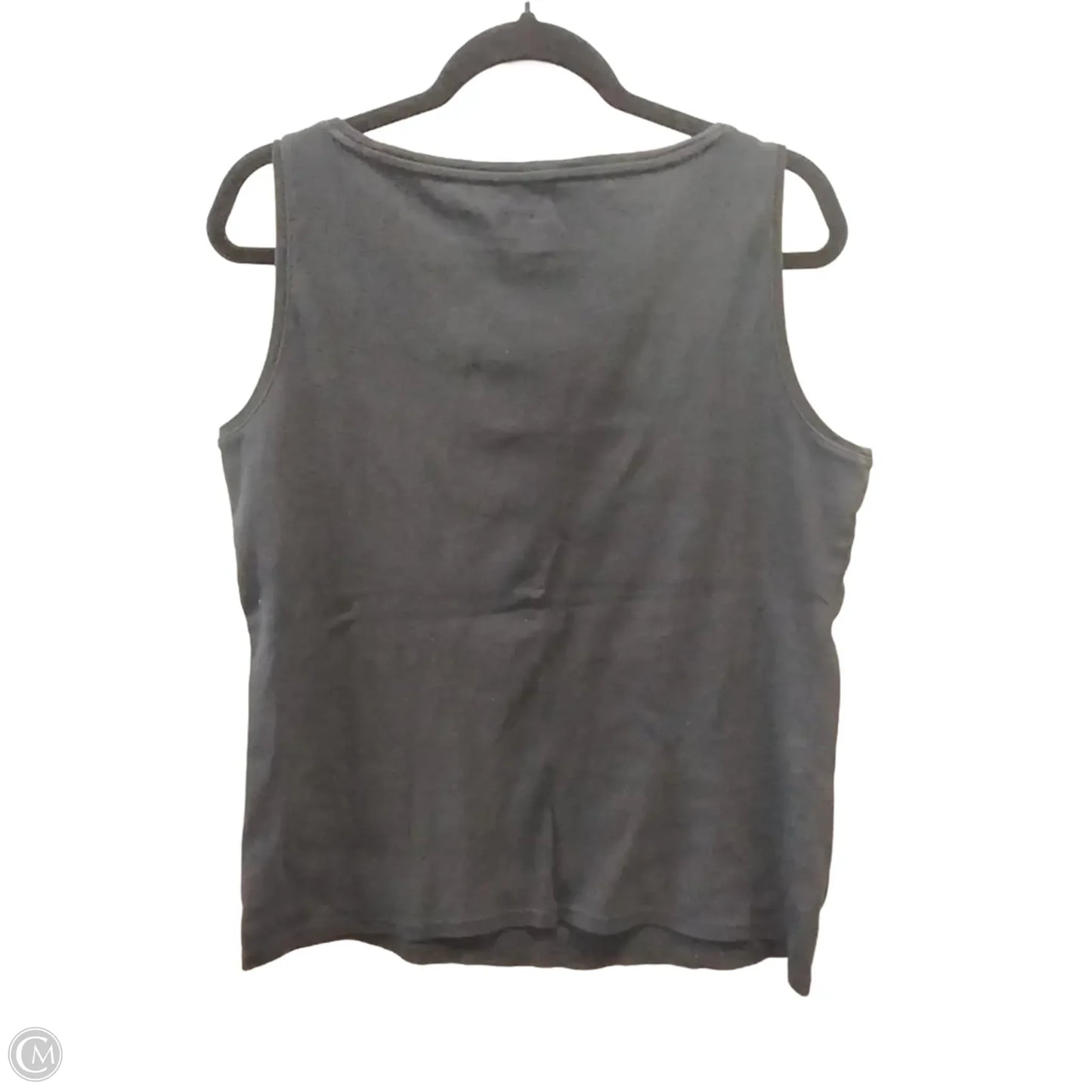 Top Sleeveless By Talbots In Black, Size: M