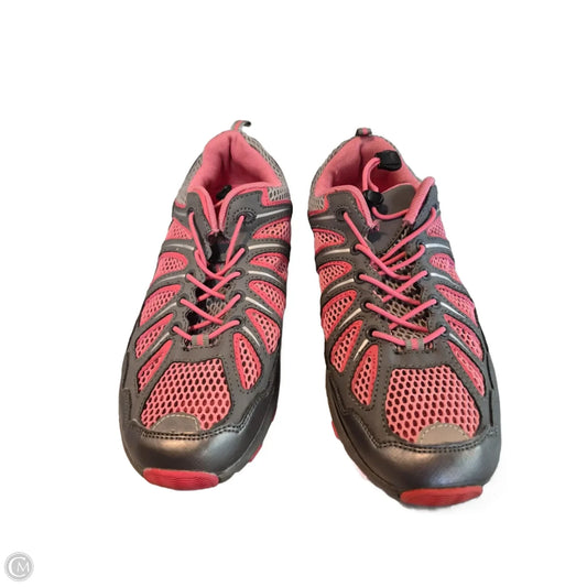 Shoes Athletic By Clothes Mentor In Grey & Pink, Size: 9