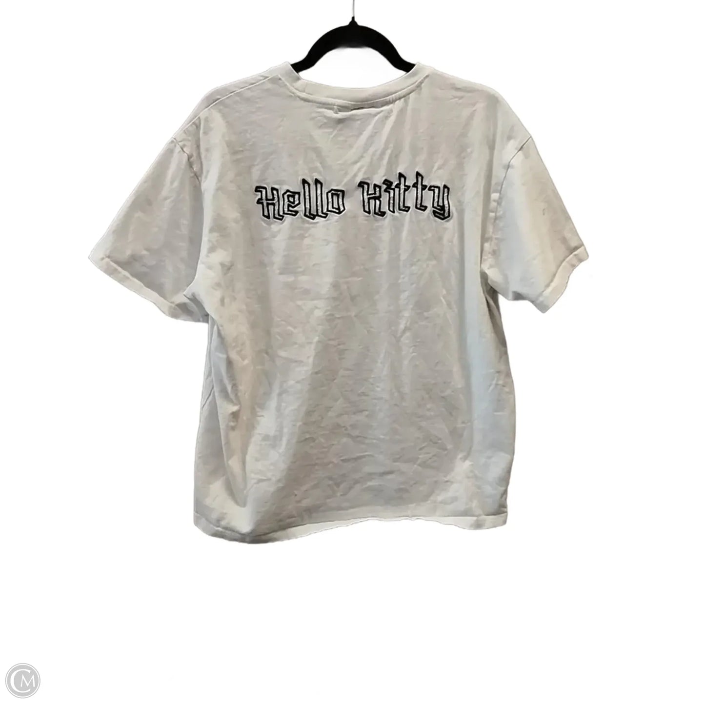 Top Short Sleeve Basic By Cme In White, Size: L